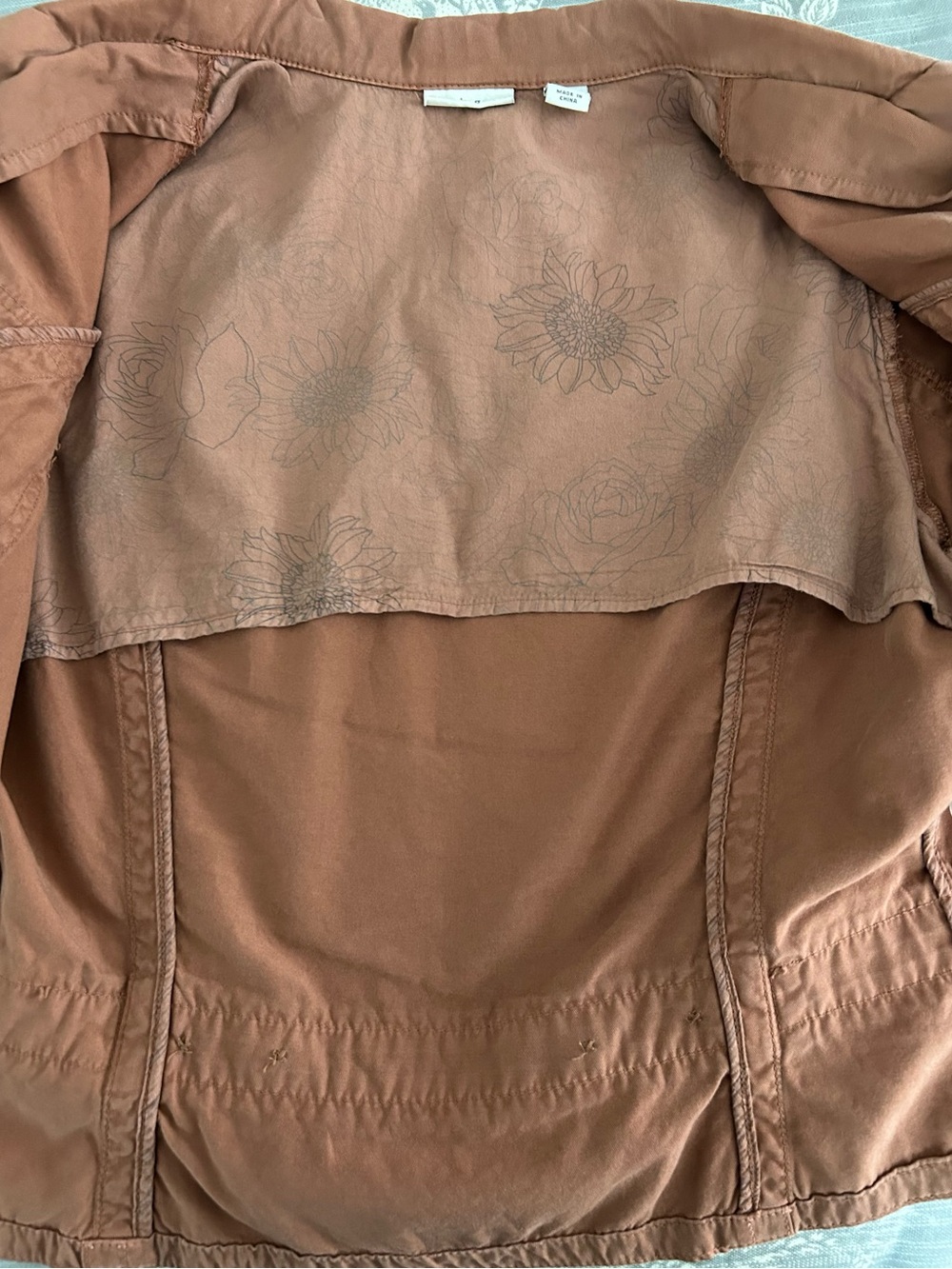 Halogen | Light Brown-Rust |Button-Up Jacket | Size Small - Picture 4 of 8